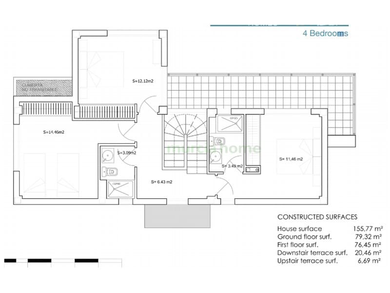 3 chambre Villa/Maison à vendre à Santiago de la Ribera - 600 000 € (Ref: 5239600)