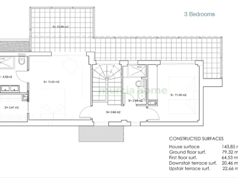 3 chambre Villa/Maison à vendre à Santiago de la Ribera - 600 000 € (Ref: 5239600)