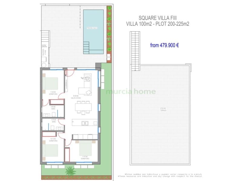 3 bedroom Villa for sale in San Javier with pool - € 479,900 (Ref: 5239671)