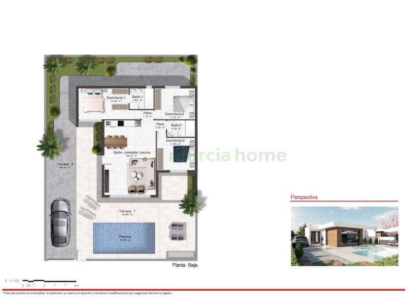 3 bedroom Villa for sale in Banos y Mendigo - € 375,900 (Ref: 6828325)