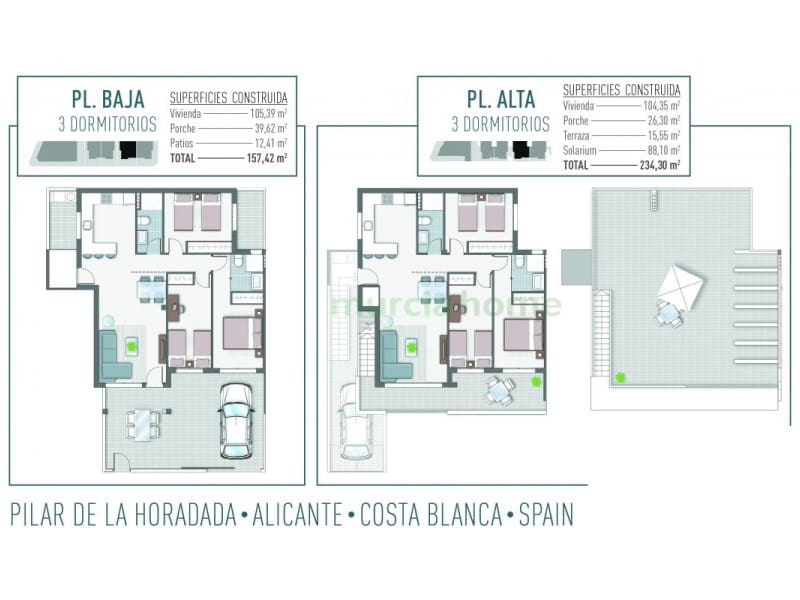 Apartamento de 3 habitaciones en Pilar de la Horadada en venta - 239.000 € (Ref: 6959953)