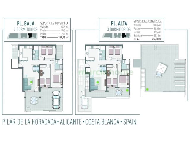 Apartamento de 3 habitaciones en Pilar de la Horadada ciudad, Pilar de la Horadada en venta - 239.000 € (Ref: 6959953)