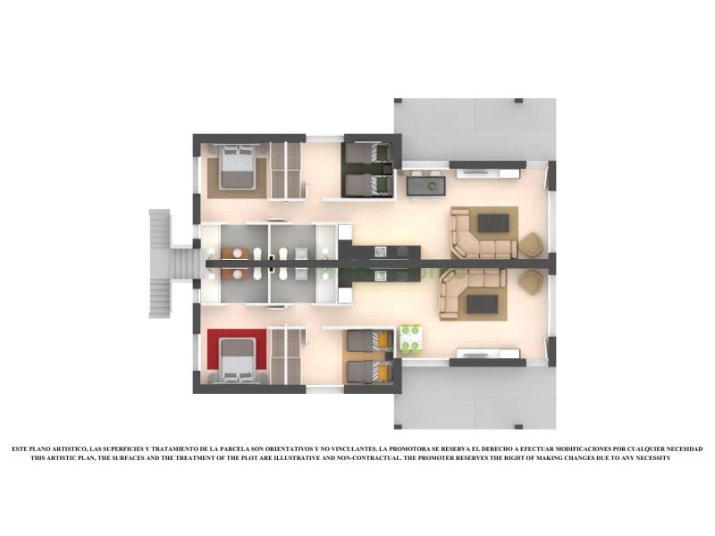 2 soveværelse Semi-Rækkehus til salg i Los Alcazares - € 270.000 (Ref: 7214853)