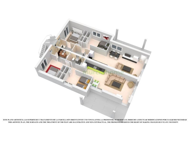2 soveværelse Semi-Rækkehus til salg i Los Alcazares - € 270.000 (Ref: 7214853)