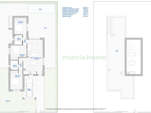 3 Zimmer Villa zu verkaufen in Centro, Los Alcázares - 382.500 € (Ref: 7217202)
