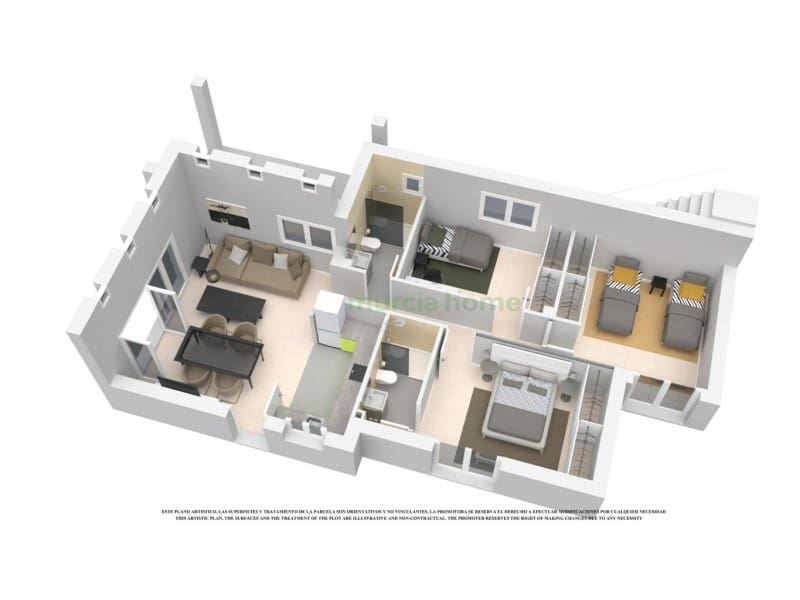 3 bedroom Villa for sale in Los Alcazares - € 361,900 (Ref: 7217203)