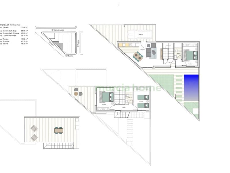 3 soveværelse Semi-Rækkehus til salg i Los Alcazares - € 349.900 (Ref: 7258604)