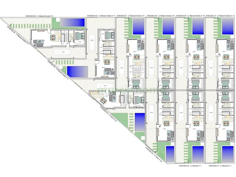 3 soveværelse Semi-Rækkehus til salg i Los Alcazares - € 349.900 (Ref: 7258604)