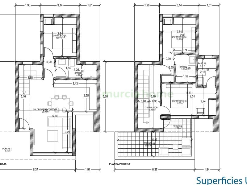 3 chambre Villa/Maison à vendre à Los Urrutias - 349 900 € (Ref: 7790206)