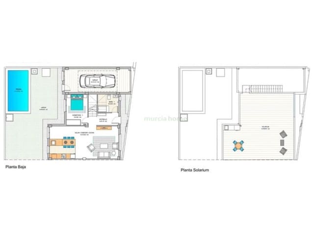 3 soverom Villa til salgs i Los Belones, Cartagena med garasje - € 355 000 (Ref: 8242886)