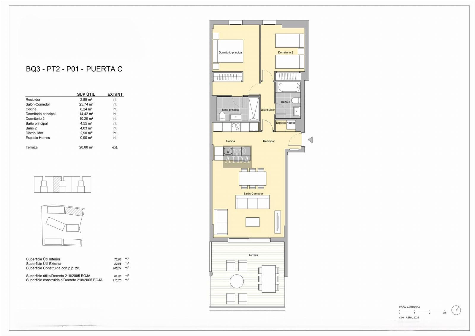 2 soverom Leilighet til salgs i Estepona med svømmebasseng garasje - € 302 000 (Ref: 8417001)