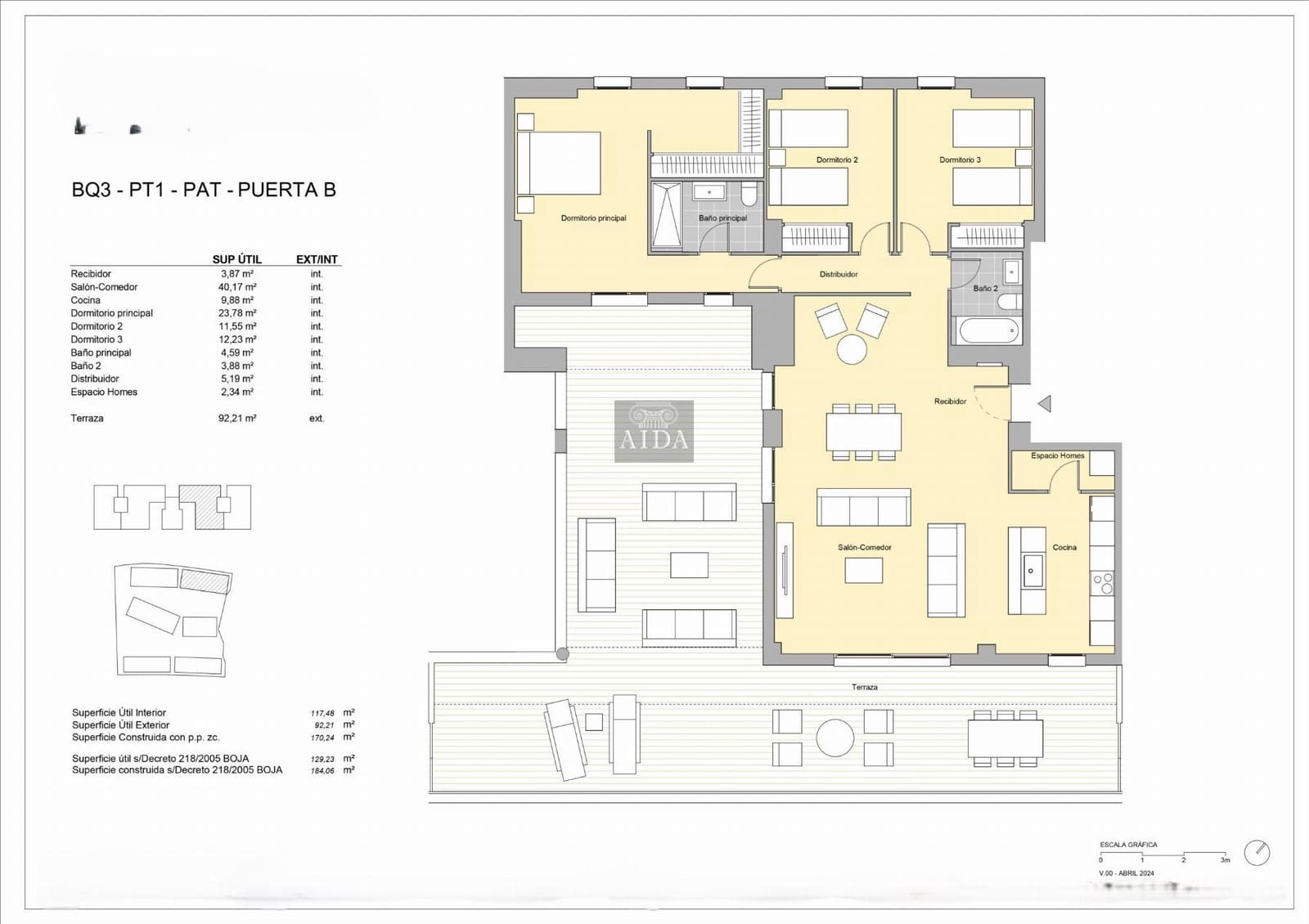2 slaapkamer Penthouse te koop in Estepona met zwembad garage - € 370.000 (Ref: 8417003)