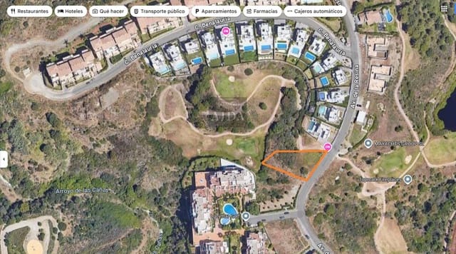 Building Plot for sale in La Concha - Resina Golf, Estepona - € 350,000 (Ref: 8772713)