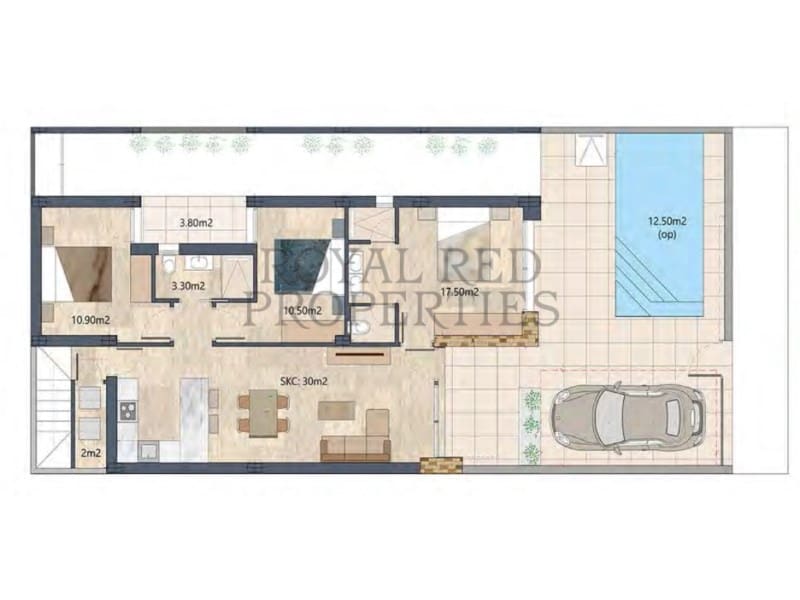 3 soveværelse Byhus til salg i San Fulgencio - € 309.000 (Ref: 9262874)