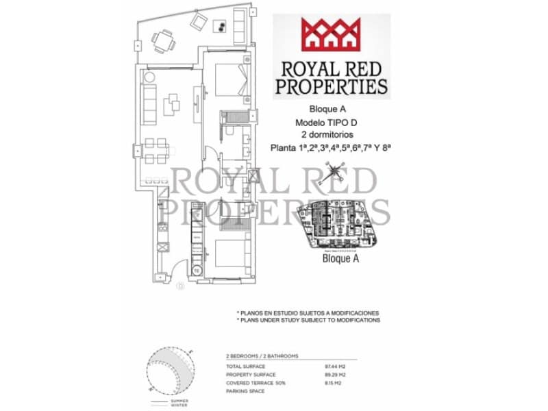 2 Zimmer Apartment zu verkaufen in La Manga del Mar Menor mit Garage - 288.000 € (Ref: 9262883)