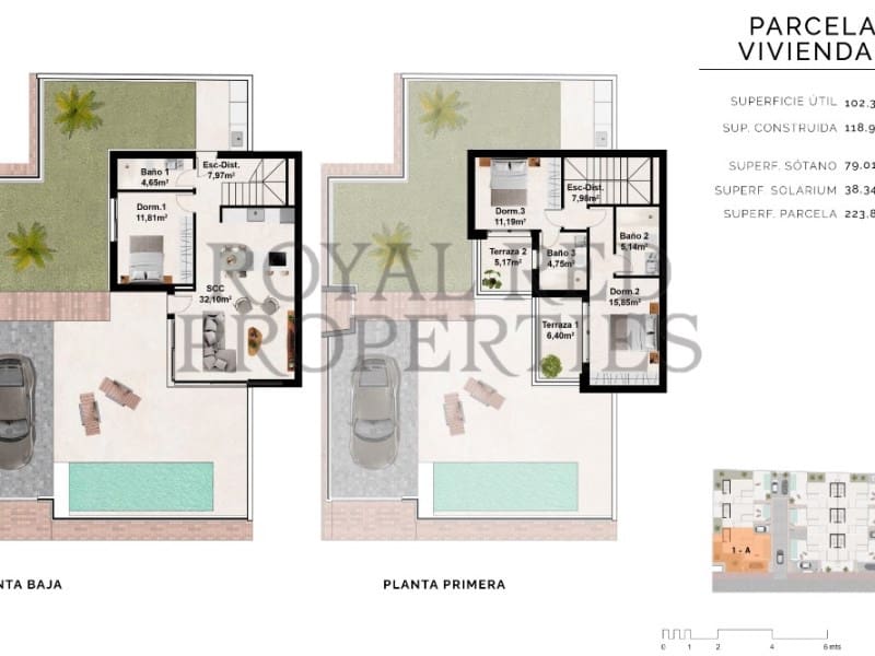 4 quarto Moradia Geminada para venda em Benijofar - 380 000 € (Ref: 9262887)