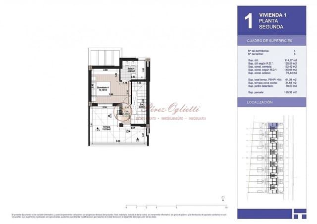 4 soveværelse Villa til salg i El Peñoncillo, Torrox med swimmingpool garage - € 409.000 (Ref: 9130453)