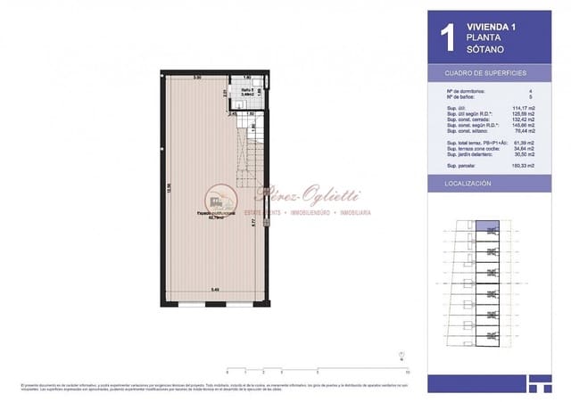 4 soveværelse Villa til salg i El Peñoncillo, Torrox med swimmingpool garage - € 409.000 (Ref: 9130453)