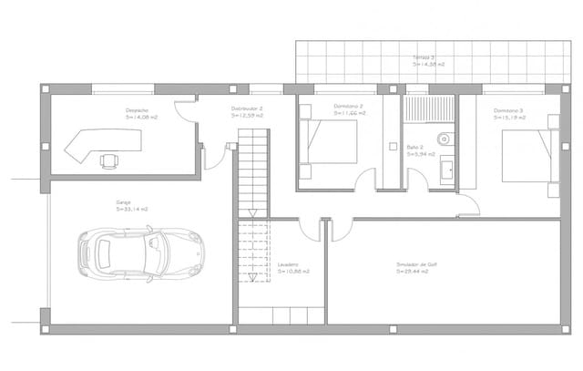 3 sovrum Villa till salu i Las Colinas Golf, Orihuela med pool - 1 490 000 € (Ref: 7392051)