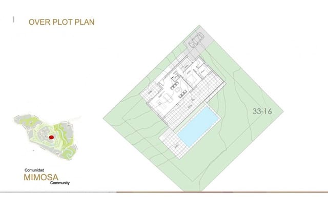 3 sovrum Villa till salu i Las Colinas Golf, Orihuela med pool - 915 000 € (Ref: 7410155)