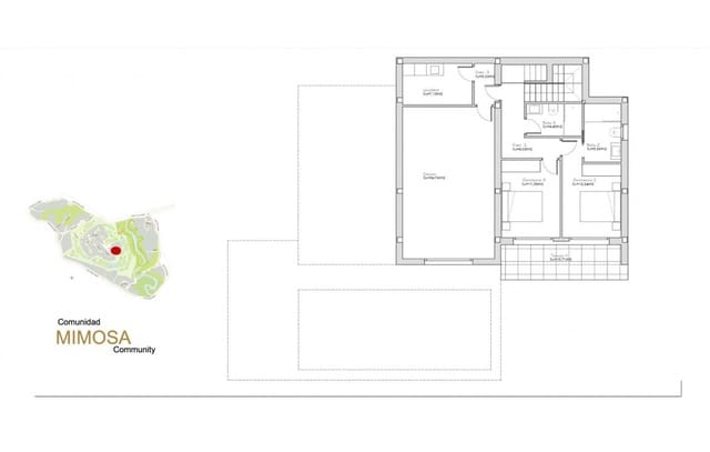 3 sovrum Villa till salu i Las Colinas Golf, Orihuela med pool - 915 000 € (Ref: 7410155)