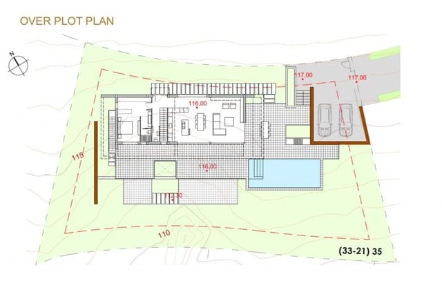 4 camera da letto Villa in vendita in Las Colinas Golf, Orihuela con piscina - 1.490.000 € (Rif: 7427046)