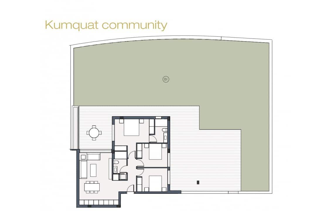 3 bedroom Apartment for sale in Las Colinas Golf with pool - € 445,000 (Ref: 7459997)