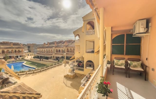 2 makuuhuone Bungalow lomavuokrausta paikassa Calas Santiago Bernabéu, Santa Pola mukana uima-altaan - 650 € (Ref: 9409070)