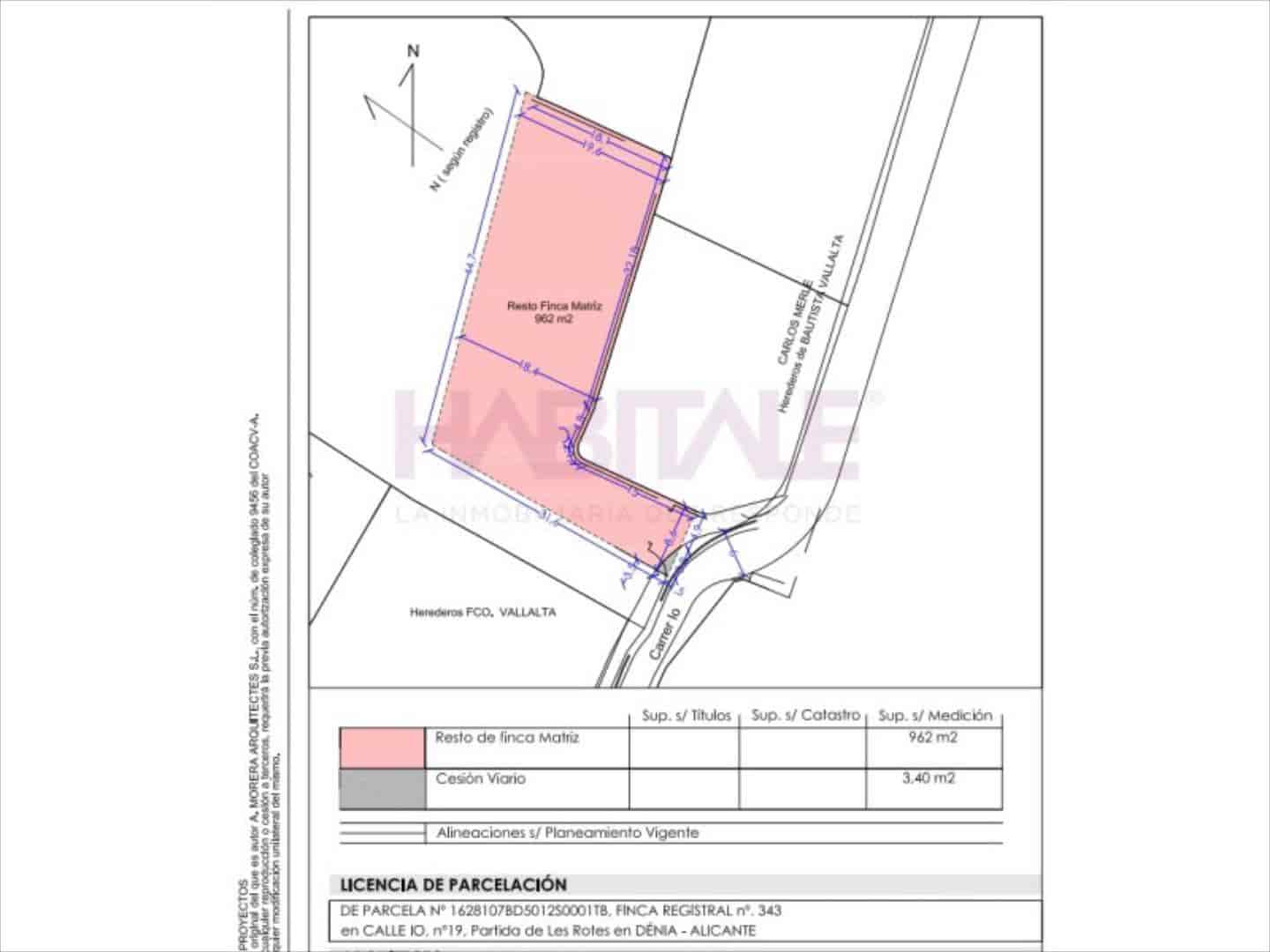 Bouwgrond te koop in Denia - € 735.000 (Ref: 7796136)