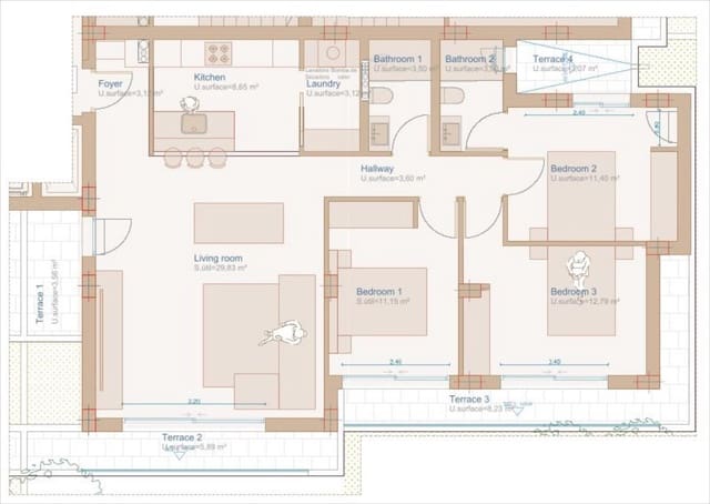 Apartamento de 3 habitaciones en Centro ciudad, Javea / Xàbia en venta con piscina - 428.000 € (Ref: 9413117)