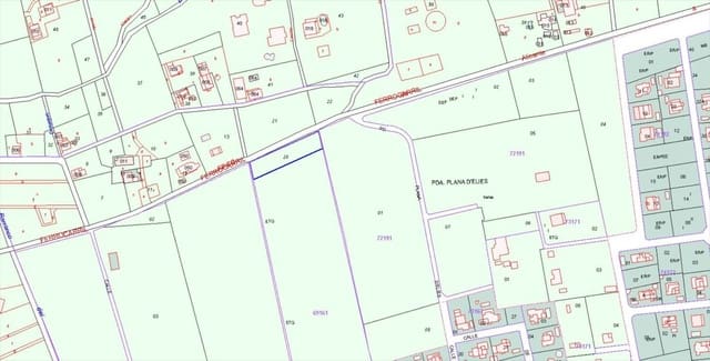 Ubebygd land til salgs i La Pedrera - Vessanes, Dénia - € 39 000 (Ref: 9637590)