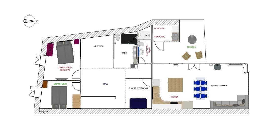 3 bedroom Townhouse for sale in Denia with garage - € 398,000 (Ref: 9637599)