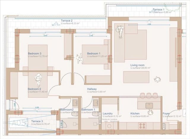Apartamento de 3 habitaciones en Centro ciudad, Javea / Xàbia en venta con piscina - 428.000 € (Ref: 9651984)