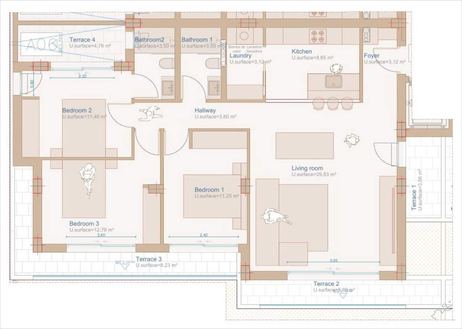 Apartamento de 3 habitaciones en Javea / Xàbia en venta con piscina - 428.000 € (Ref: 9651985)