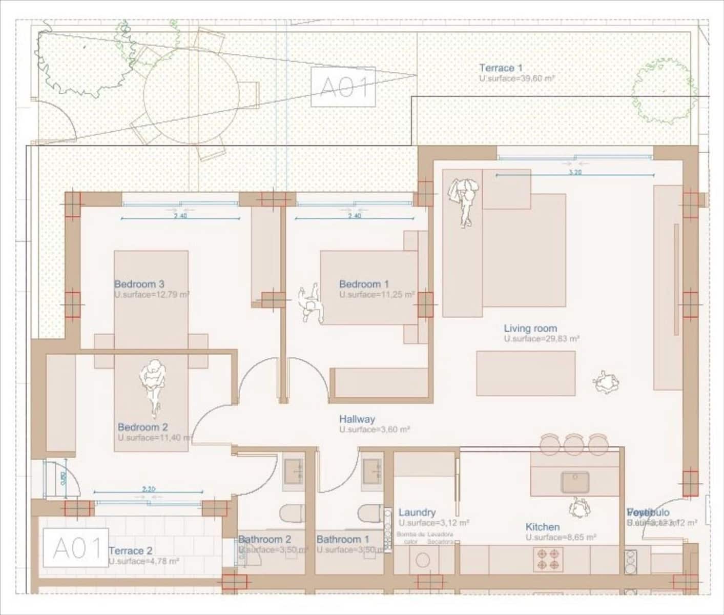 Apartamento de 3 habitaciones en Javea / Xàbia en venta con piscina - 448.000 € (Ref: 9651987)