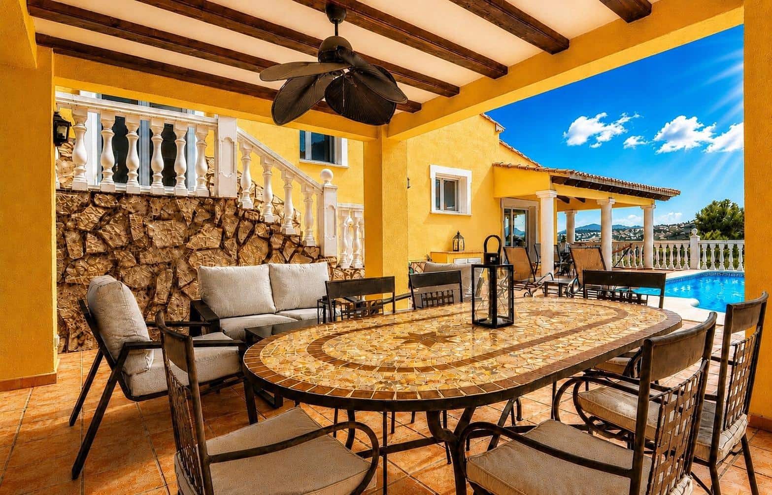 Chalet de 3 habitaciones en La Sella en venta con piscina - 660.000 € (Ref: 9836666)