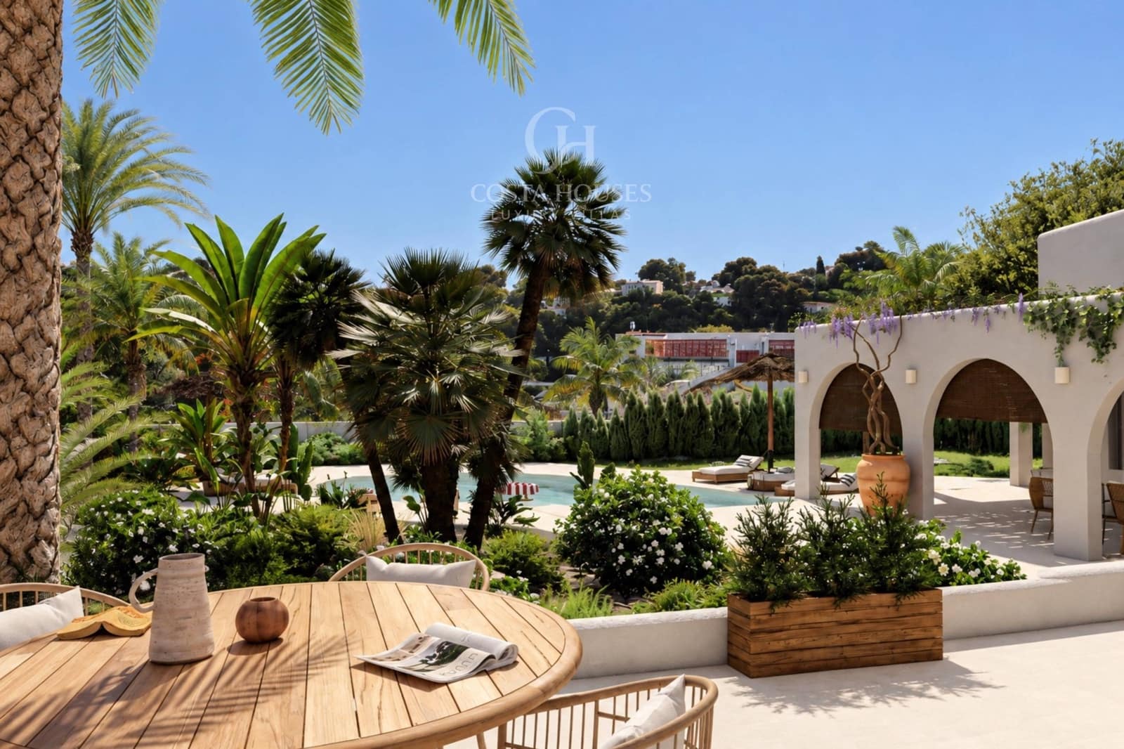 4 soverom Villa til salgs i Javea / Xabia med svømmebasseng garasje - € 2 690 000 (Ref: 10100159)
