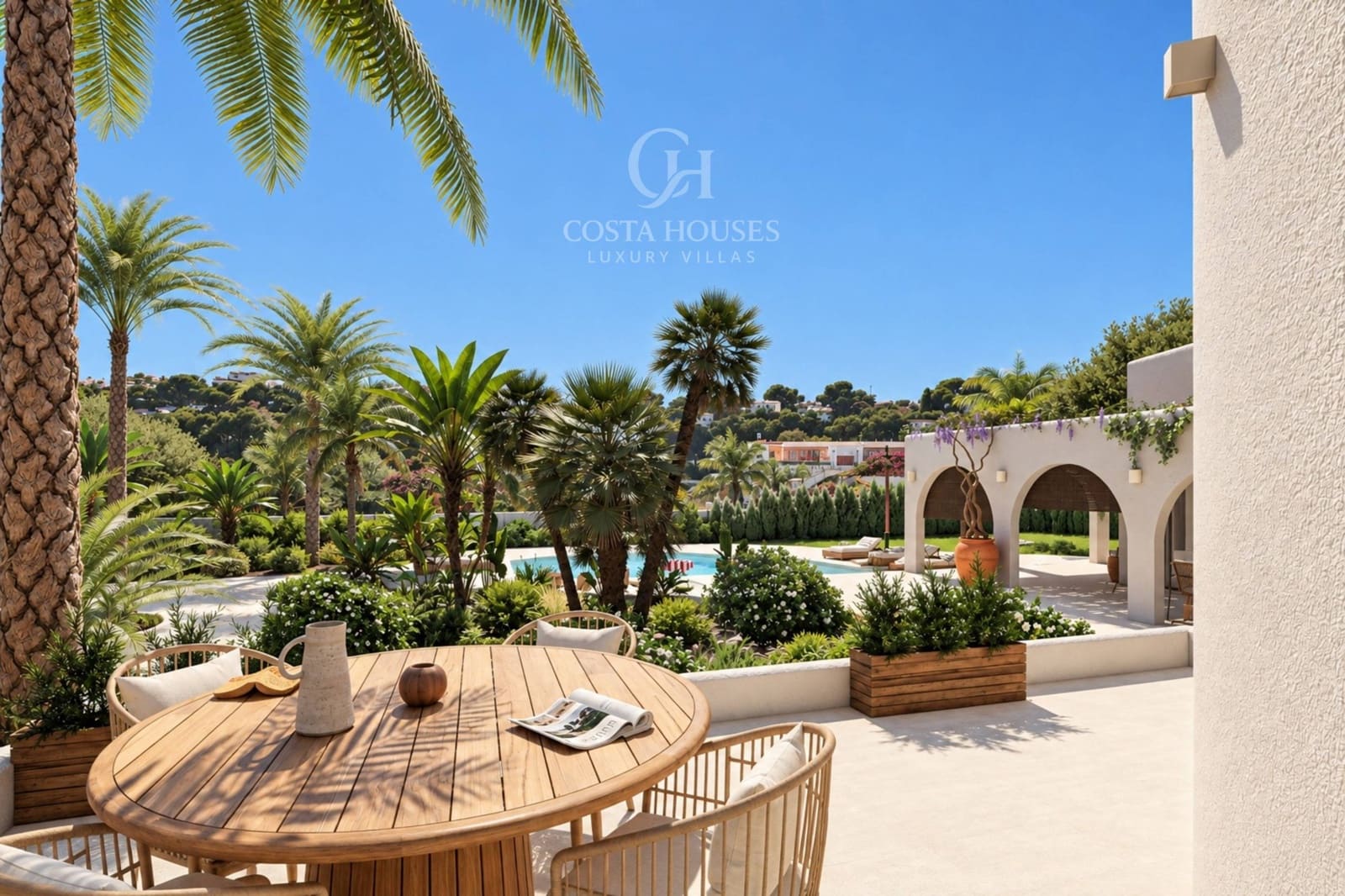 4 soverom Villa til salgs i Javea / Xabia med svømmebasseng garasje - € 2 690 000 (Ref: 10100159)