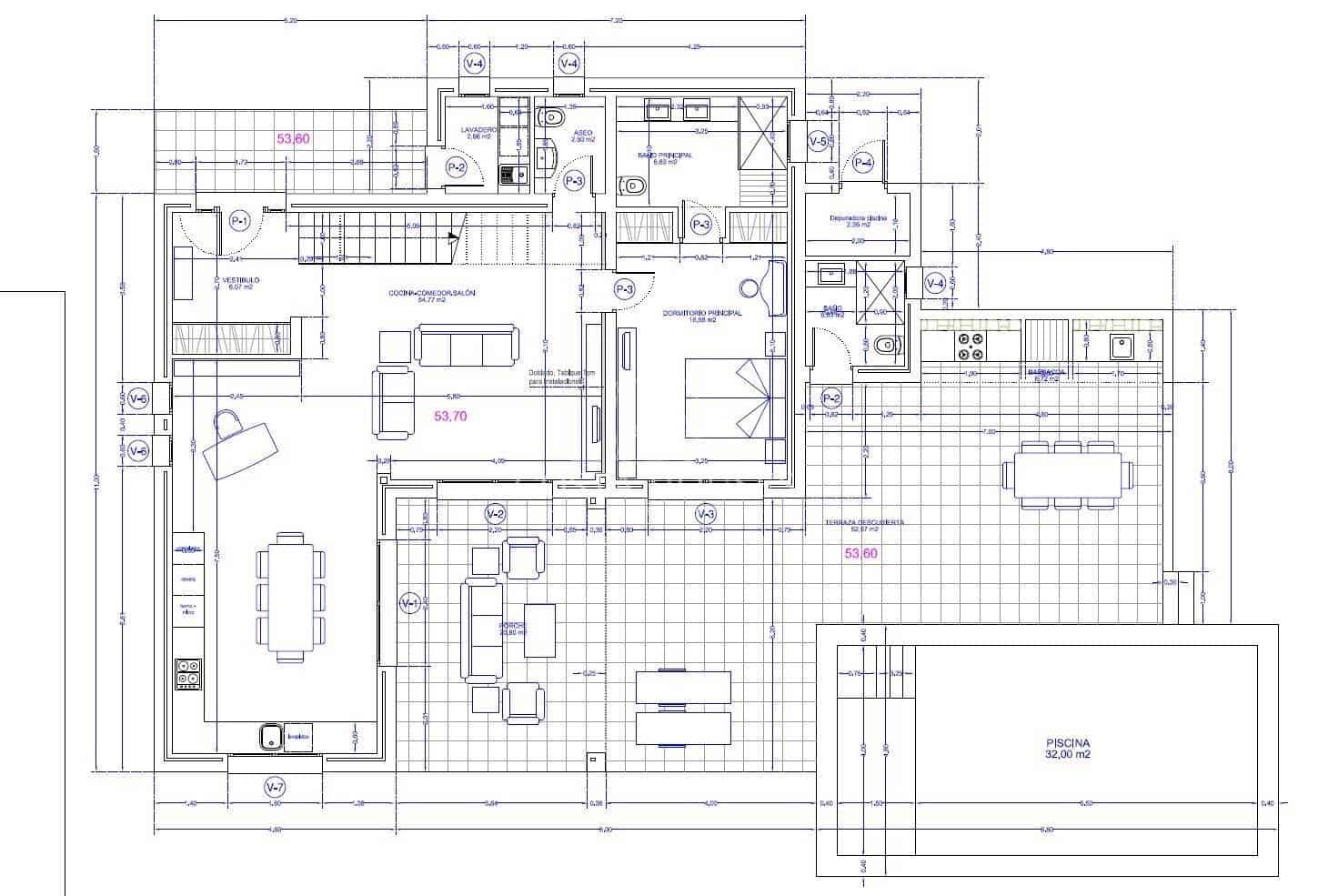 3 Zimmer Villa zu verkaufen in Moraira mit Pool - 1.250.000 € (Ref: 8863878)