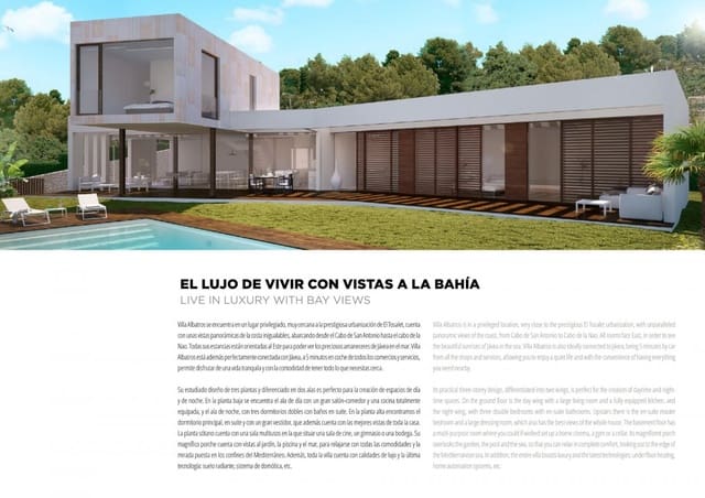 4 chambre Villa/Maison à vendre à Javea / Xàbia avec piscine garage - 2 350 000 € (Ref: 8863899)