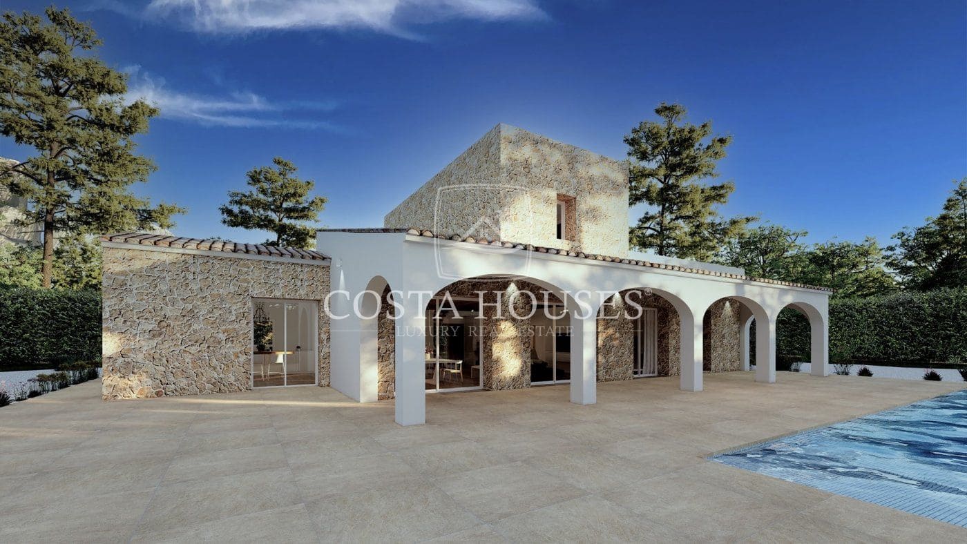 4 soverom Finca/Herregård til salgs i Benissa med svømmebasseng garasje - € 1 650 000 (Ref: 8863935)