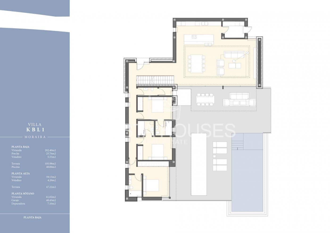 4 bedroom Villa for sale in Moraira with pool garage - € 1,750,000 (Ref: 8863954)