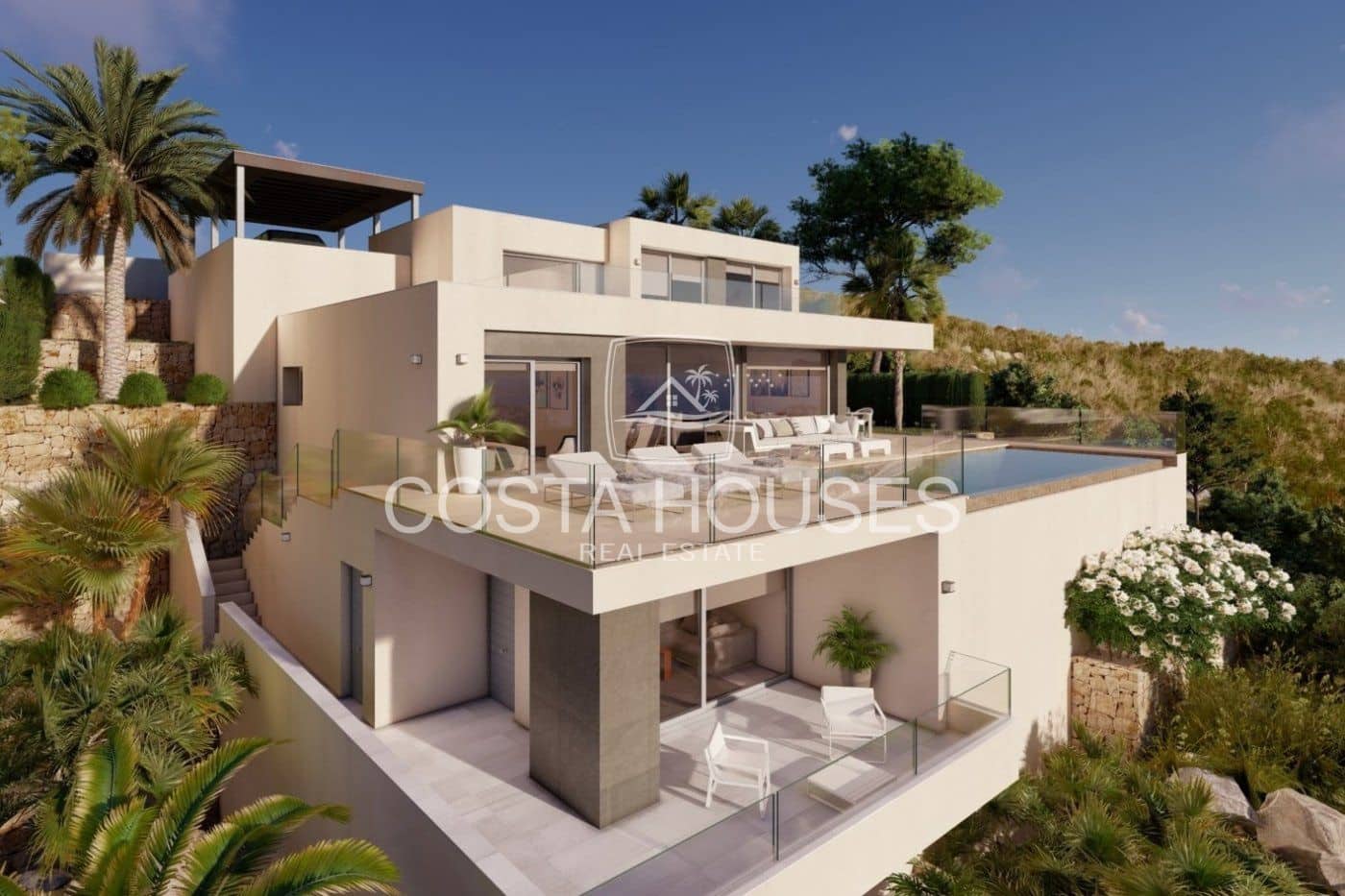 4 bedroom Villa for sale in Cumbre del Sol with pool garage - € 1,824,000 (Ref: 8863965)