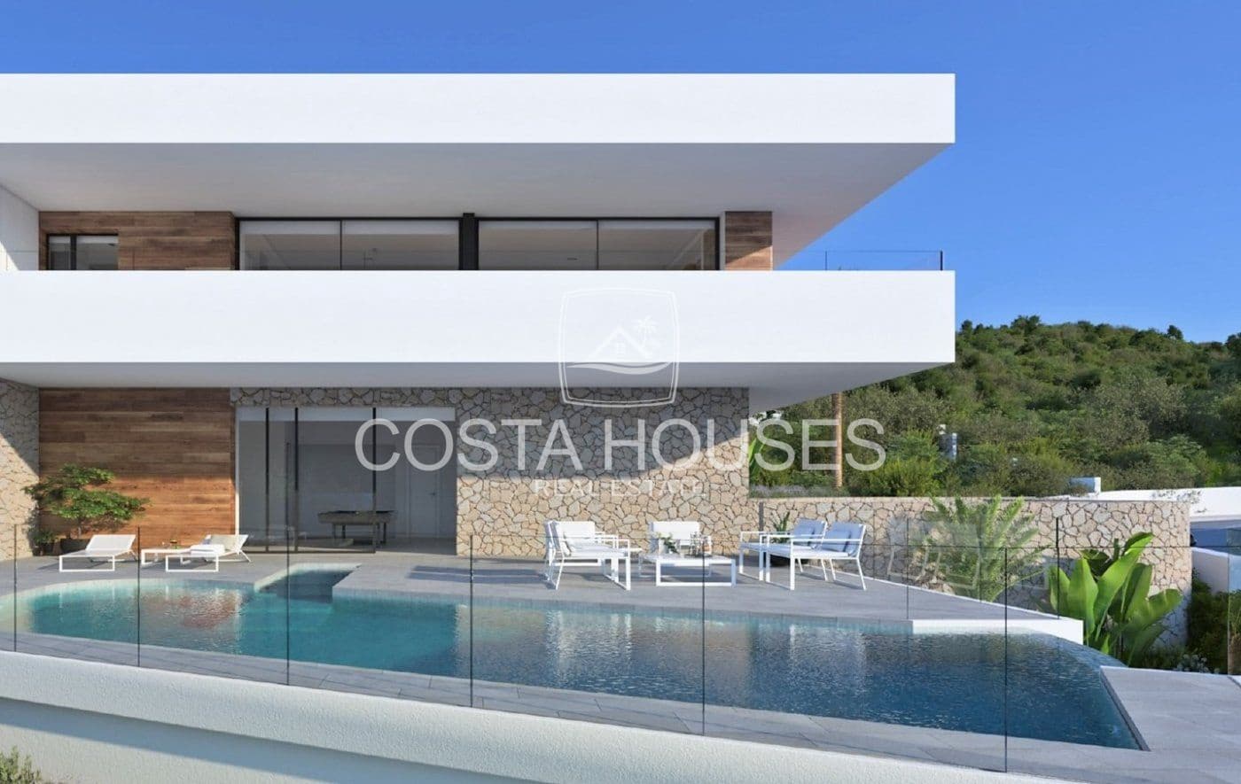 4 chambre Villa/Maison à vendre à Cumbre del Sol avec piscine garage - 1 914 000 € (Ref: 8863976)