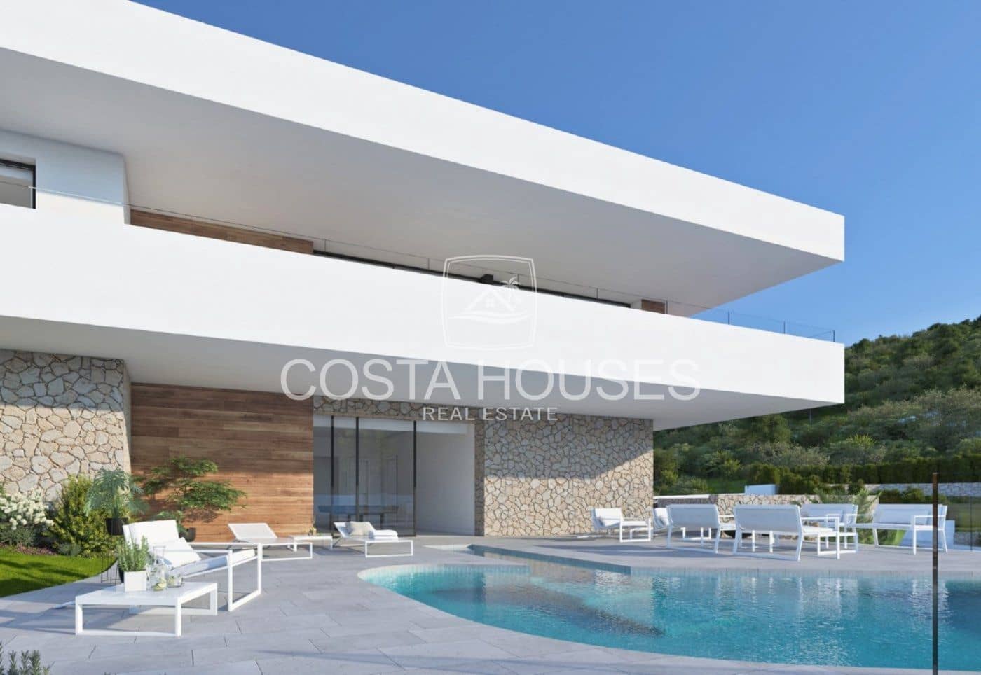 4 chambre Villa/Maison à vendre à Cumbre del Sol avec piscine garage - 1 914 000 € (Ref: 8863976)