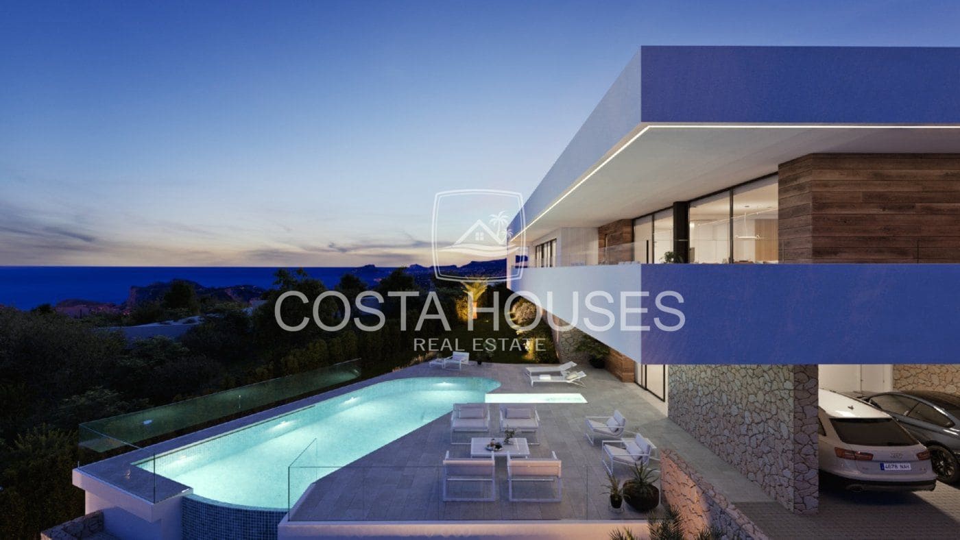 4 chambre Villa/Maison à vendre à Cumbre del Sol avec piscine garage - 1 914 000 € (Ref: 8863976)