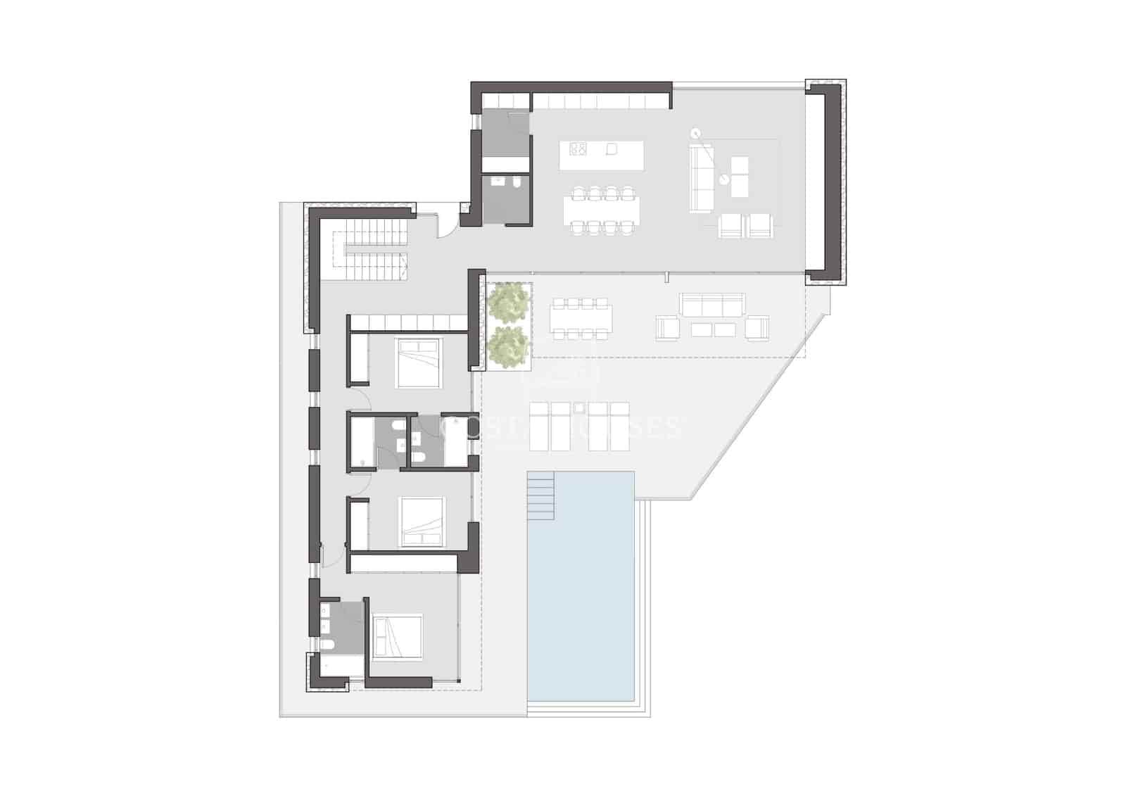 Chalet de 4 habitaciones en Moraira en venta con piscina garaje - 1.995.000 € (Ref: 8863985)