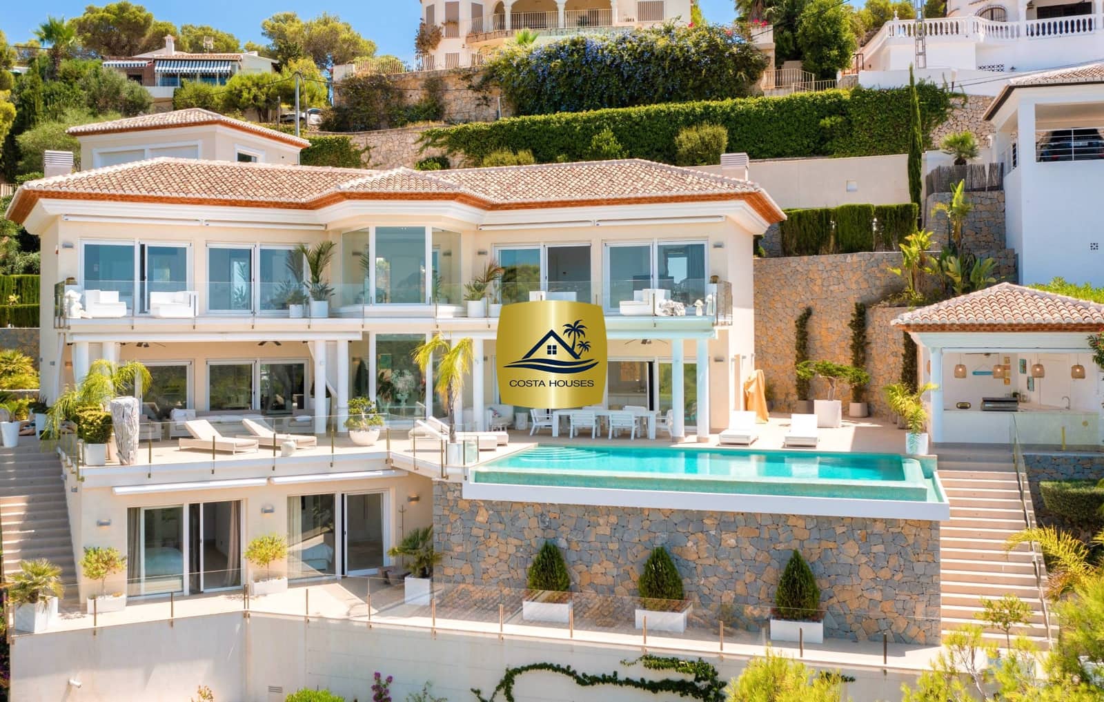 4 bedroom Villa for sale in Moraira with pool garage - € 2,200,000 (Ref: 8863996)