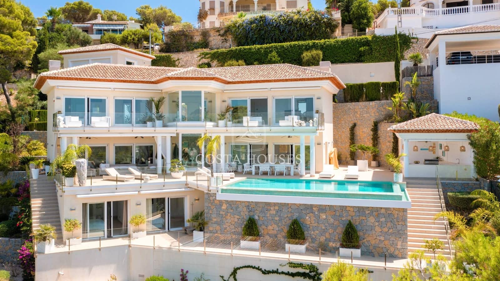 4 bedroom Villa for sale in Moraira with pool garage - € 2,200,000 (Ref: 8863996)