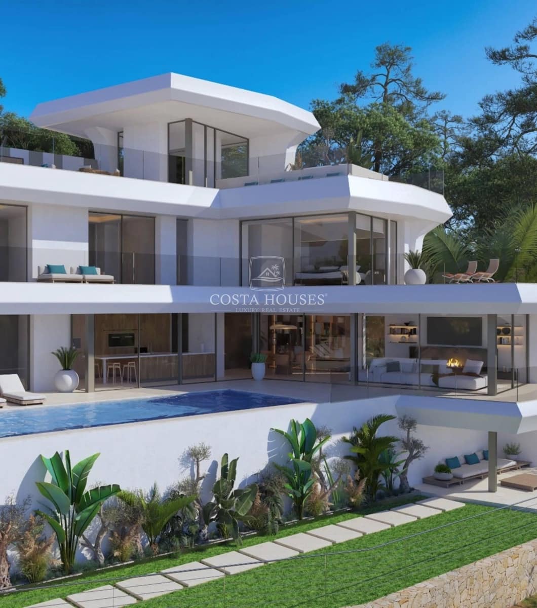 8 bedroom Villa for sale in Altea with pool garage - € 2,250,000 (Ref: 8863999)